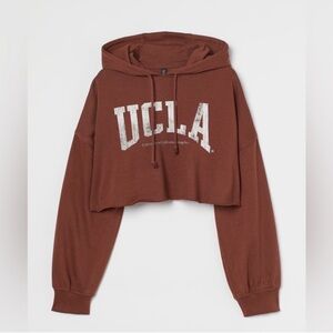 H&M UCLA Cropped Hoodie